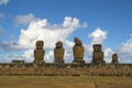 Ahu Tahai, Easter Island Royalty Free Stock Photo