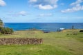 Ahu Tahai Moai Statues near Hanga Roa - Easter Island, Chile