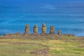 Ahu Tahai Moai Statues near Hanga Roa - Easter Island, Chile