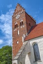 Ahus Saint Marys Church Spire Royalty Free Stock Photo