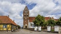 Ahus Saint Marys Church Panorama Royalty Free Stock Photo