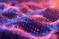 AI algorithms abstract background with neural networks, circuits, and data flow. Royalty Free Stock Photo