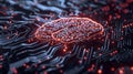 AI algorithms visually analyze user behavior for authentication.