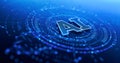 AI - Artificial Intelligence. Big Data and Deep Machine learning Concept. Business Internet Technology