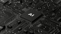 AI, Artificial Intelligence concept,3d rendering,conceptual image. Royalty Free Stock Photo