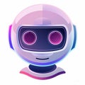 AI assistant icon. Chat bot icon design. Virtual smart assistant Bot icon. Chatbot symbol concept. Artificial intelligence