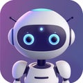 AI assistant icon. Chat bot icon design. Virtual smart assistant Bot icon. Chatbot symbol concept. Artificial intelligence
