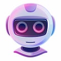 AI assistant icon. Chat bot icon design. Virtual smart assistant Bot icon. Chatbot symbol concept. Artificial intelligence