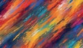 AI-Assisted Brushwork for Abstract Art Creation: A Spectrum of Vibrant Colors with a Digital Paintbrush