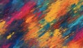 AI-Assisted Brushwork for Abstract Art Creation: A Spectrum of Vibrant Colors with a Digital Paintbrush