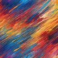 AI-Assisted Brushwork for Abstract Art Creation: A Spectrum of Vibrant Colors with a Digital Paintbrush