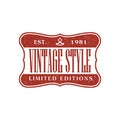 vintage and retro badge Label design collection vector 1