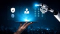 AI Based Multi Factor Authentication for Digital Security Motif Royalty Free Stock Photo