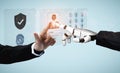 AI Based Multi Factor Authentication for Digital Security Motif Royalty Free Stock Photo