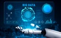 AI for Big Data Analytics and Business Intelligence Platform Motif Royalty Free Stock Photo