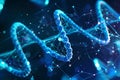 AI and biotechnology merge creating personalized treatment pathways through genetic analysis
