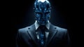 AI businessman in a suit, professional, machine, robot, generative AI