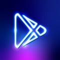 NEON light Google Play Store editorial social media icon