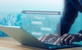 AI chat, chatbot digital technology generates the information command prompt. concept business communication, bot artificial