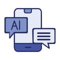 AI Chatbot Mobile Smartphone Digital