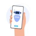 AI chatbot technology Royalty Free Stock Photo
