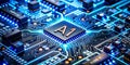AI Chipset on a Motherboard, 3D Render, Circuitry, Technology, Computer , AI, Chipset