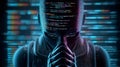 AI Coding Agent With Digital Code, Reflecting On Technology Innovation, Cybersecurity Royalty Free Stock Photo