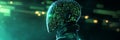 AI Collaboration Sharing Knowledge and Data in a Digital World depicting two AI entities exchanging information digital