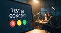 AI Concept Testing: User Interface Feedback Royalty Free Stock Photo