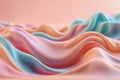 AI-crafted illusion of flowing fabric. Generative AI