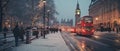 AI creates images, Big Ben, Westminster Bridge