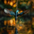 AI creates images of Common European Kingfisher (Alcedo atthis)