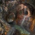 AI creates images of Famous caves are alluring locations,