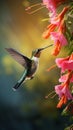 AI creates images of hummingbirds flying