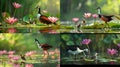 AI creates images of pheasant tailed jacana