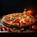 AI creates images, pizza, popular food