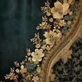 AI creates images Fabric pattern, fabric designed in lace style ,Lacework ,