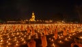 AI creates sharp images of monks meditating and practicing Dhamma.