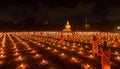 AI creates sharp images of monks meditating and practicing Dhamma.