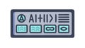 AI Data Processing and Machine Learning Interface, vector design Generative AI Royalty Free Stock Photo