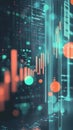AI-driven algorithms predicting stock market trends in global financial systems.