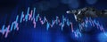 AI-Driven Financial Forecasting with Robotic Precision. 3d render
