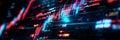 AIDriven Stock Market Analysis A Glimpse into the Future The image depicts data visualization financial analysis stock market
