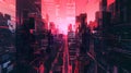 AI-driven world autonomous systems futuristic urban.