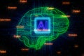 AI and engineering concept Royalty Free Stock Photo