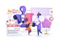 AI-Enhanced Event Management abstract concept vector illustration.