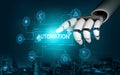 AI Enhances Workflow Automation in Digital Systems Spline Royalty Free Stock Photo