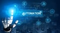 AI Enhances Workflow Automation in Digital Systems Spline Royalty Free Stock Photo