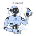 AI ethics. Artificial intelligence alignment. Computer system intelligence