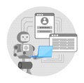 AI in Finance and Accounting concept. AI-Powered Fraud Detection.